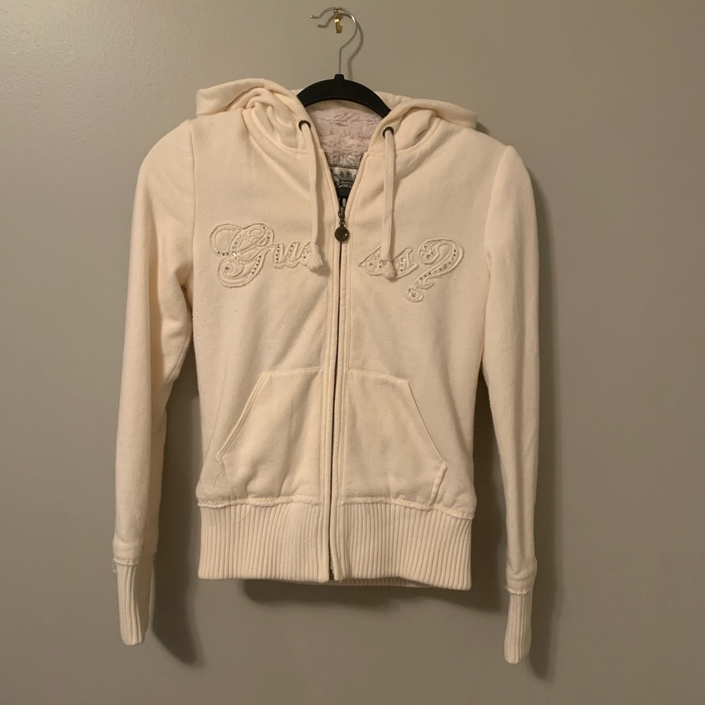 Guess zip up hoodie - Very warm!